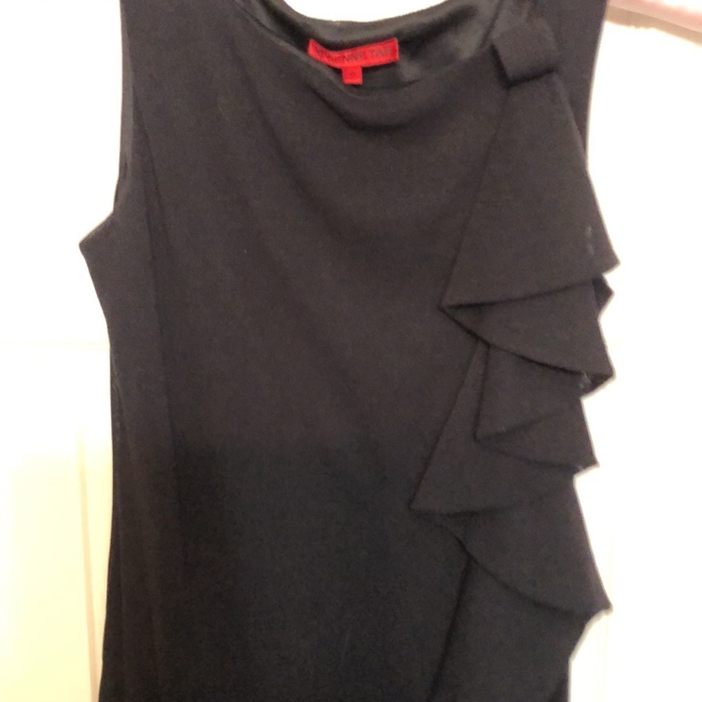 Vivienne Tam size 2 black classic LBD sleeveless , lined NWOT